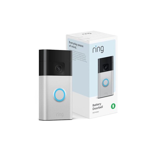 Ring Battery Doorbell, Head-to-Toe Video, Live View with Two-Way Talk, and Motio - Picture 6 of 7